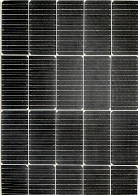 Solar panels on a UK residential roof connected to the grid
