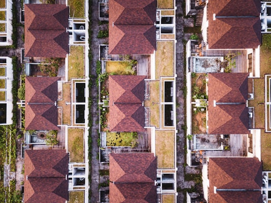 Solar panel mounted on a garden fence at an angle