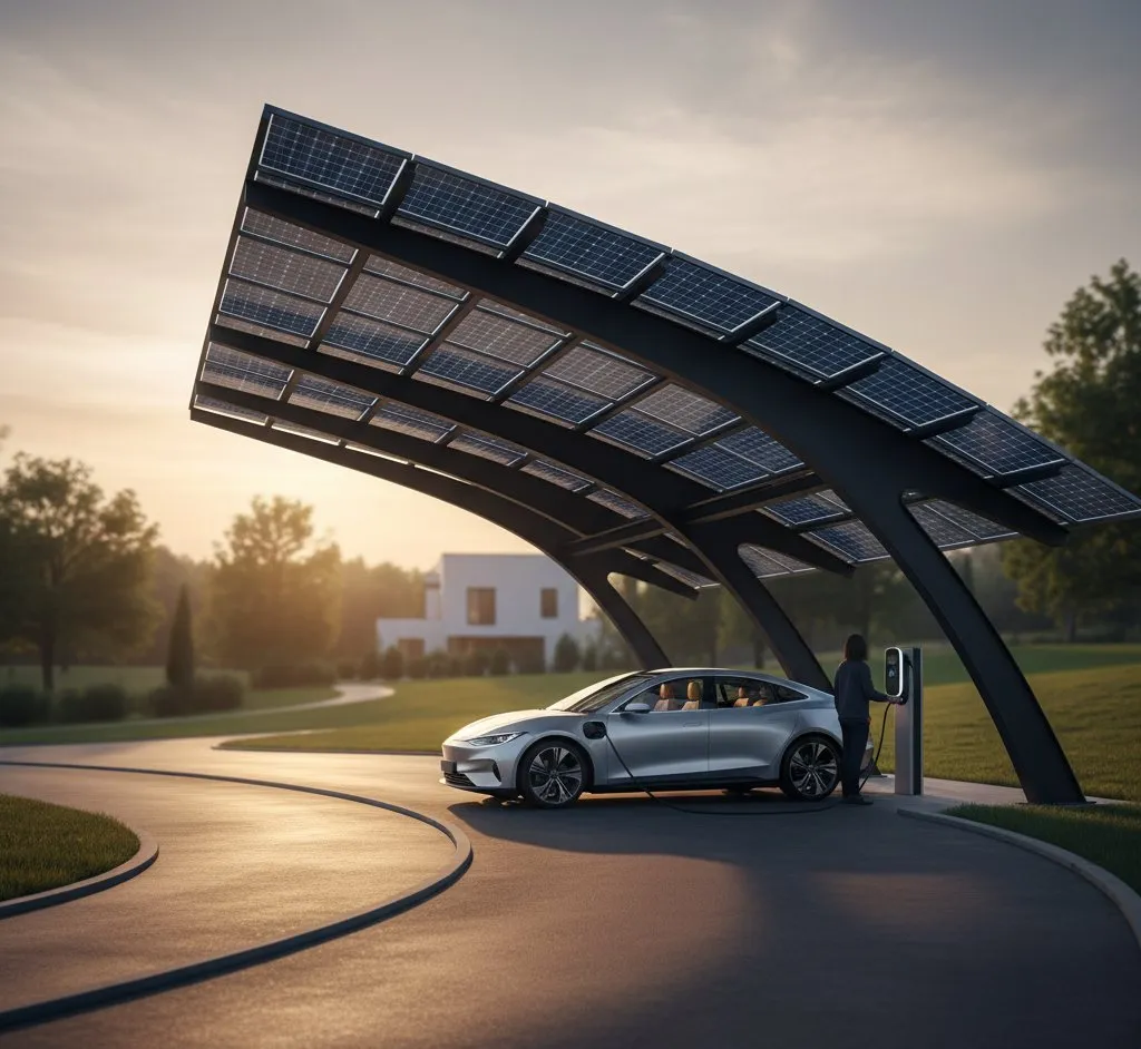 DIY solar panel setup for home energy generation