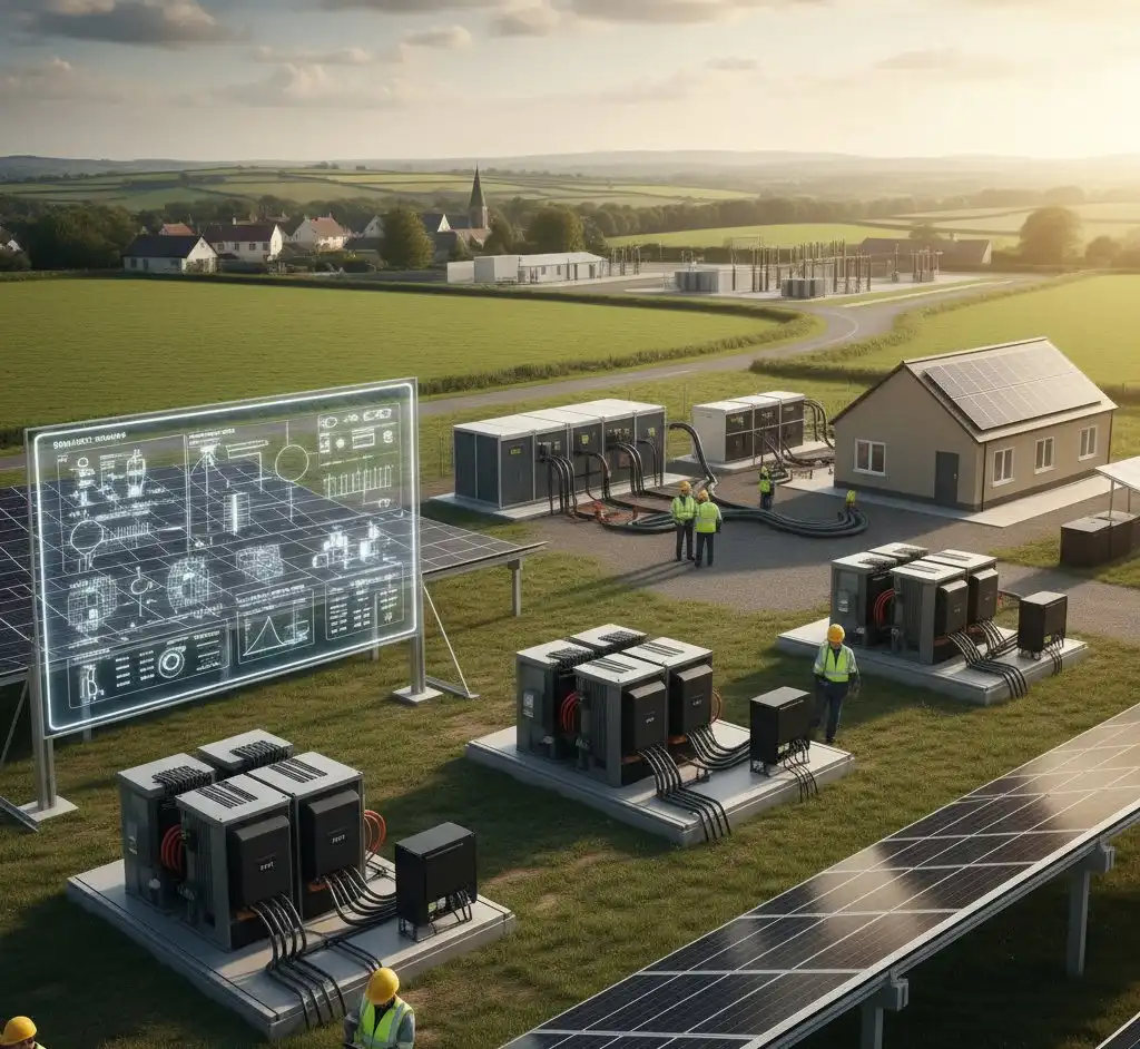 Solar panel installation in progress on a UK residential roof