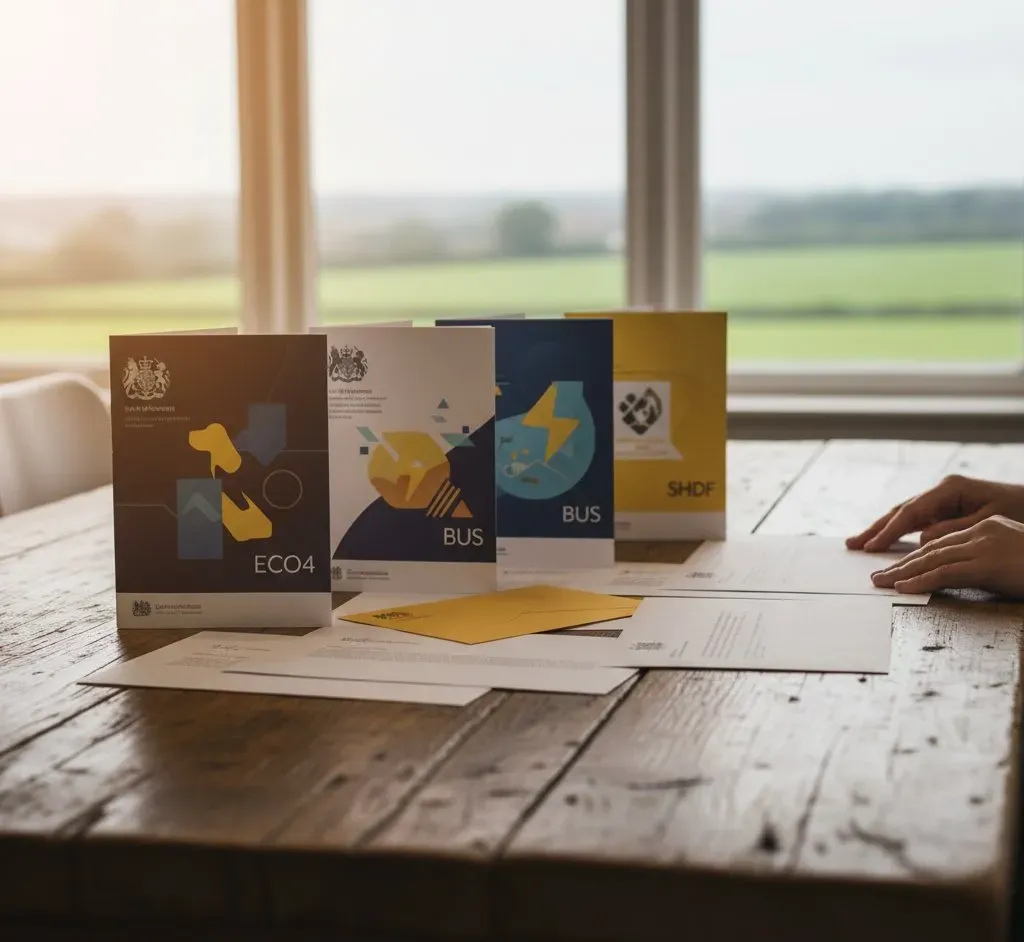 Paperwork and documents for solar panel grant applications