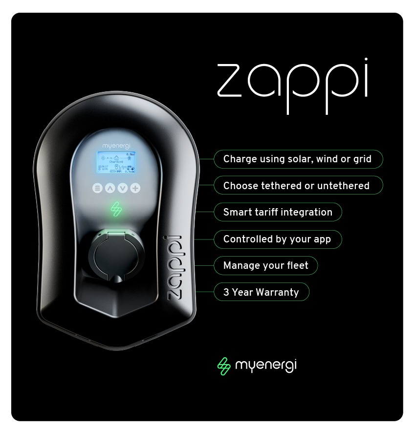 myenergi Zappi 22kW EV Charger